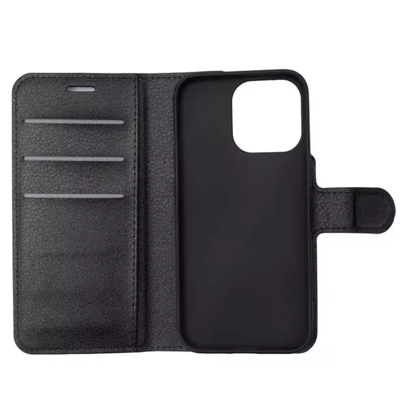 Folio Case JT BERLIN Schöneberg iPhone 14 jaoks 15,5 cm Must