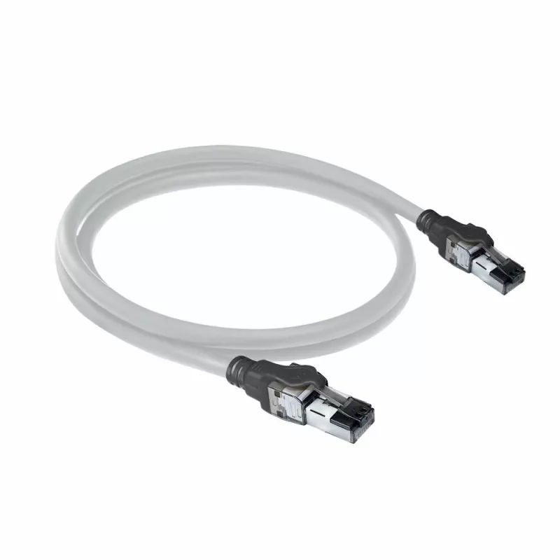 ACT Hall 2 meetrit S/FTP CAT6A IDC 4PPoE / PoE++ 100W LSZH paigalduskaabel RJ45 pistikutega