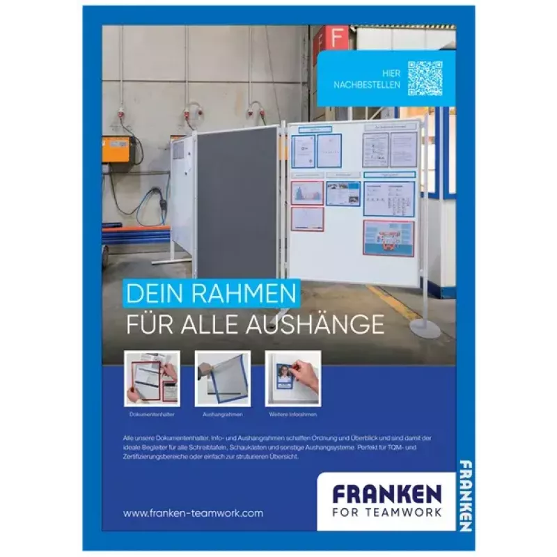 Tahvelraam Franken AR15032 A3 sinine 470x10x650mm 2 tk