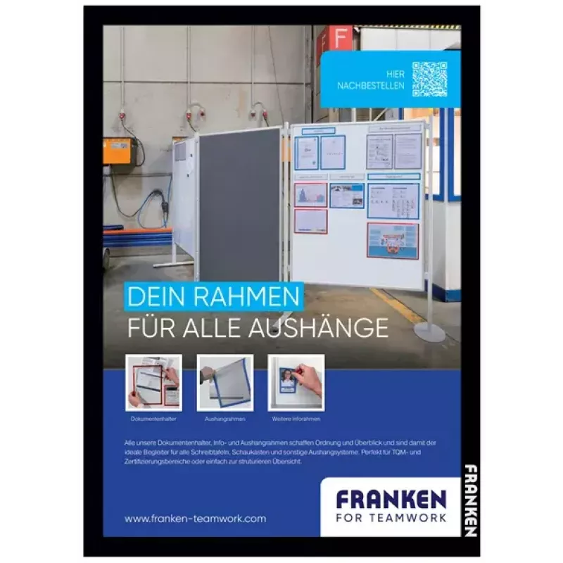 Tahvliraam Franken AR15102 A3 Must 470x10x650mm 2tk