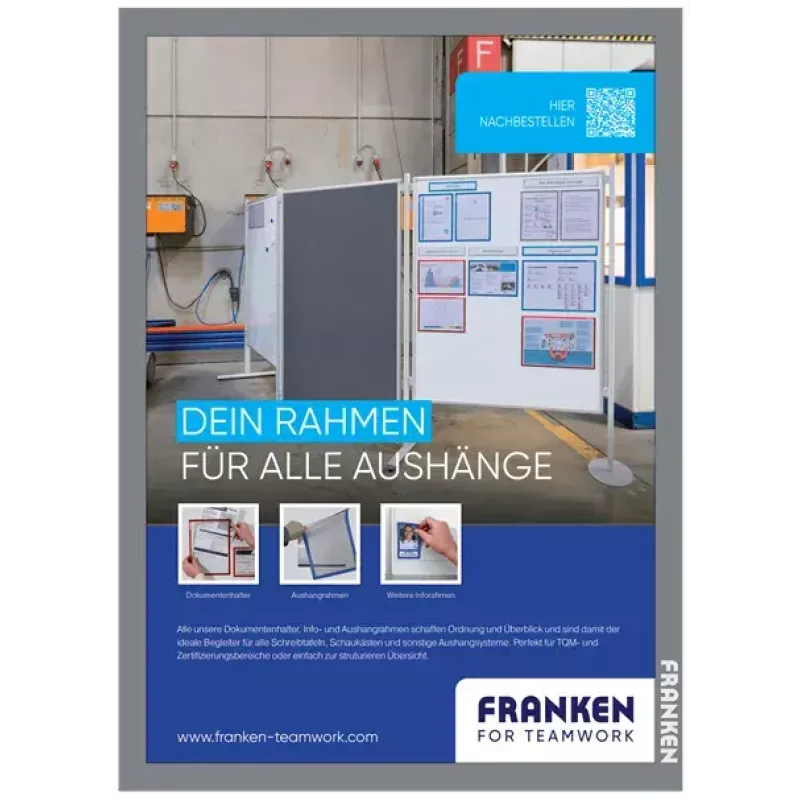 Tahvliraam Franken AR15132 Hõbedane A3 470x10x650mm 2 tk