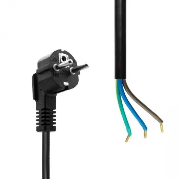 Microconnect MC-PE003SCHB-OE toitejuhe, 3m, Schuko lahtise otsaga, must