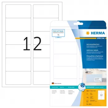 Tindiprinteri aadressisildid HERMA 8842