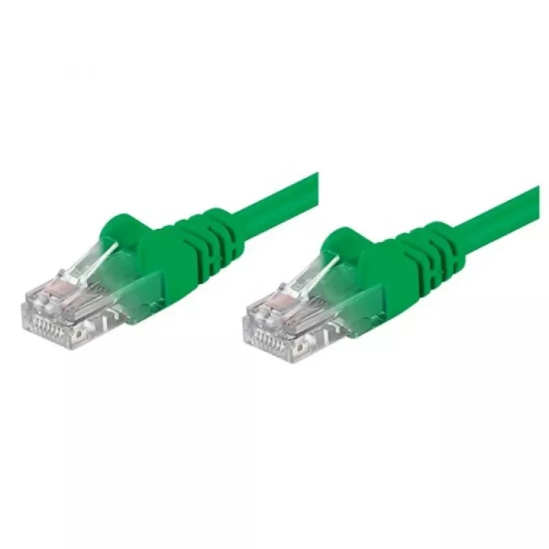 Techly 5m RJ45 Cat 5e võrgukaabel Roheline Cat5e U/UTP (UTP)
