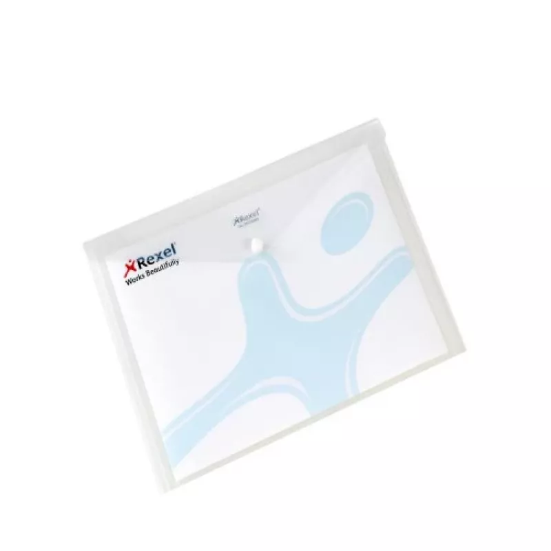 Rexel Popper Wallet A4 White (5), A4, polüpropüleen (PP), valge, 150 lehte, 335 mm, 235 mm
