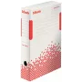 Esselte arhiivikast Speedbox FSC® 80 mm, paberist, valge, A4, horisontaalselt/vertikaalselt, 80 mm, 250 mm