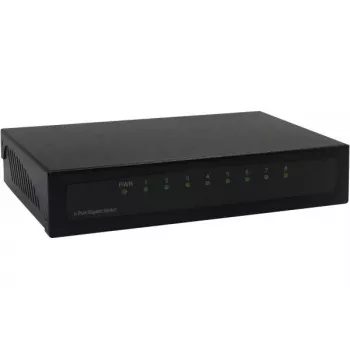 Haldamata kommutaator Dexlan 891008 8 pordiga Gigabit Ethernet Must