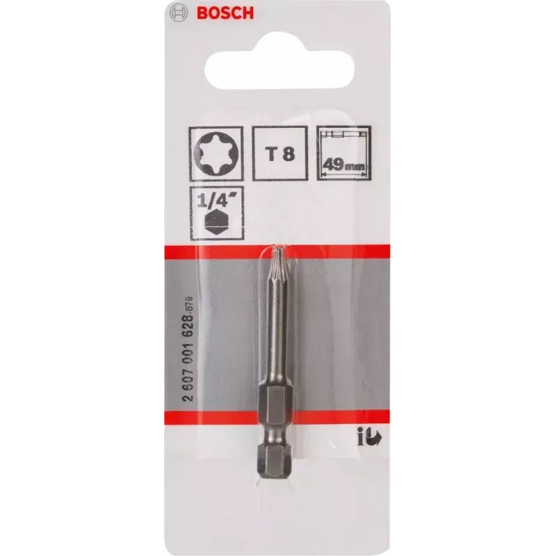 Kruvikeeramisotsak Bosch 2607001628 T8 eriti kõva 49mm
