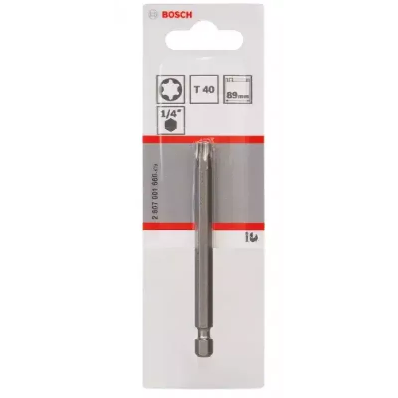 Kruvikeeramisotsik Bosch 2607001660 T40 eriti kõva 89 mm 1 tk