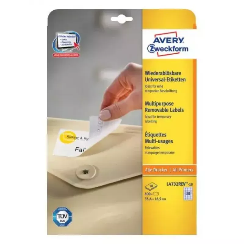 Isekleepuv printerisilt AVERY L4732REV-10
