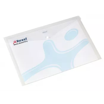 Rexel Active Folder A3 White (5), A3, polüpropüleen (PP), poolläbipaistev, valge, 0,15 mm, 458 mm, 323 mm