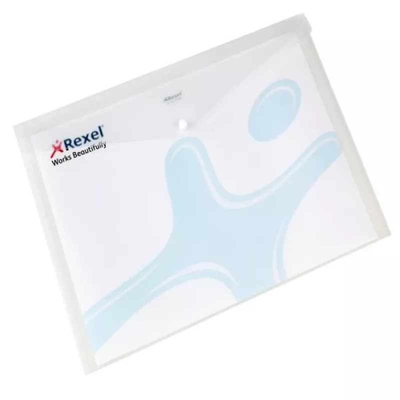 Rexel Active Folder A3 White (5), A3, polüpropüleen (PP), poolläbipaistev, valge, 0,15 mm, 458 mm, 323 mm