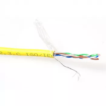 patch-kaabel ACT CAT5E F/UTP LSZH keerutatud kollane 100m