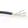 patch-kaabel ACT CAT5E F/UTP LSZH keerdunud must 100 m