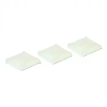 ACT kaablisidemete kinnitus alusega, maksimaalne laius 4,60 mm, läbipaistev, nailon, 100 tk