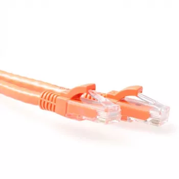 ACT oranž 3 meetrine U/UTP CAT6A ühenduskaabel snagless RJ45-pistikutega