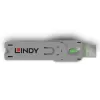 Lindy USB Type A pordiblokeerija võti, roheline, pordiblokeerija võti, USB Type-A, roheline, akrüülnitriilbutadieenstüreen (ABS), 1 tk, polükott