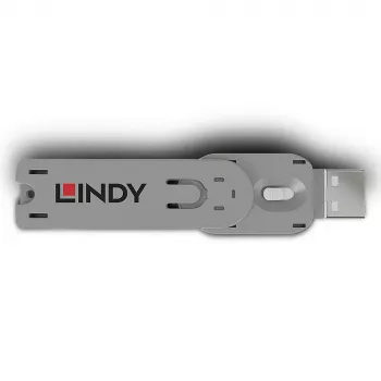 Lindy USB-tüüpi A pordiblokeerija võti, valge, Pordiblokeerija võti, USB-tüüp A, Valge, Akrüülnitriilbutadieenstüreen (ABS), 1 tk, Kilekott
