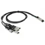 Skylane Optics DAPSSM0310G0228 InfiniBand/kiudoptiline kaabel 3 m SFP+ 4x SFP+ otsekaabel Must