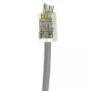 ACT RJ45 (8P/8C) CAT6 easyconnect varjestatud modulaarne pistik ümarkaabli jaoks täis- või keerutatud juhtmetega