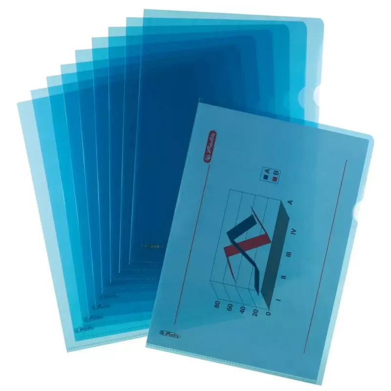 Kaust polüpropüleenist (PP) Herlitz 50009107 sinine A4