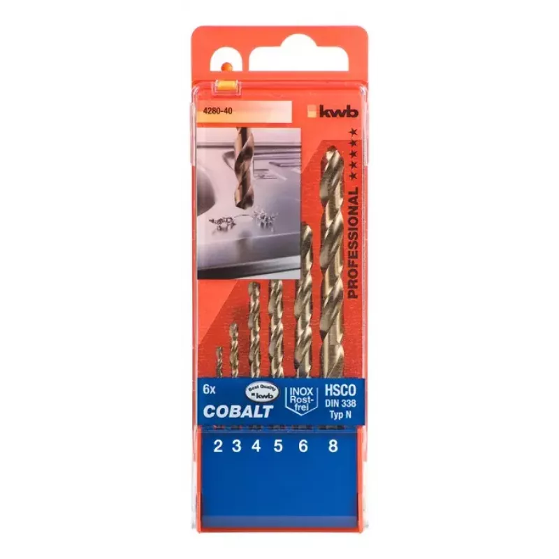 Puuriterade komplekt KWB 428040