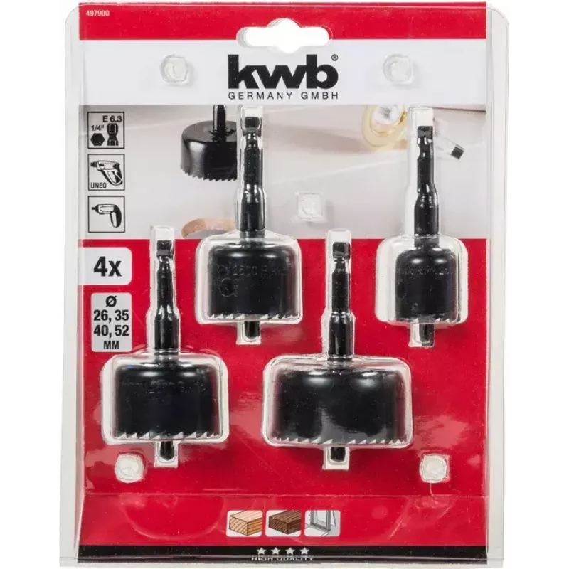 Aukusae komplekt KWB 497900 akukruvikeerajale