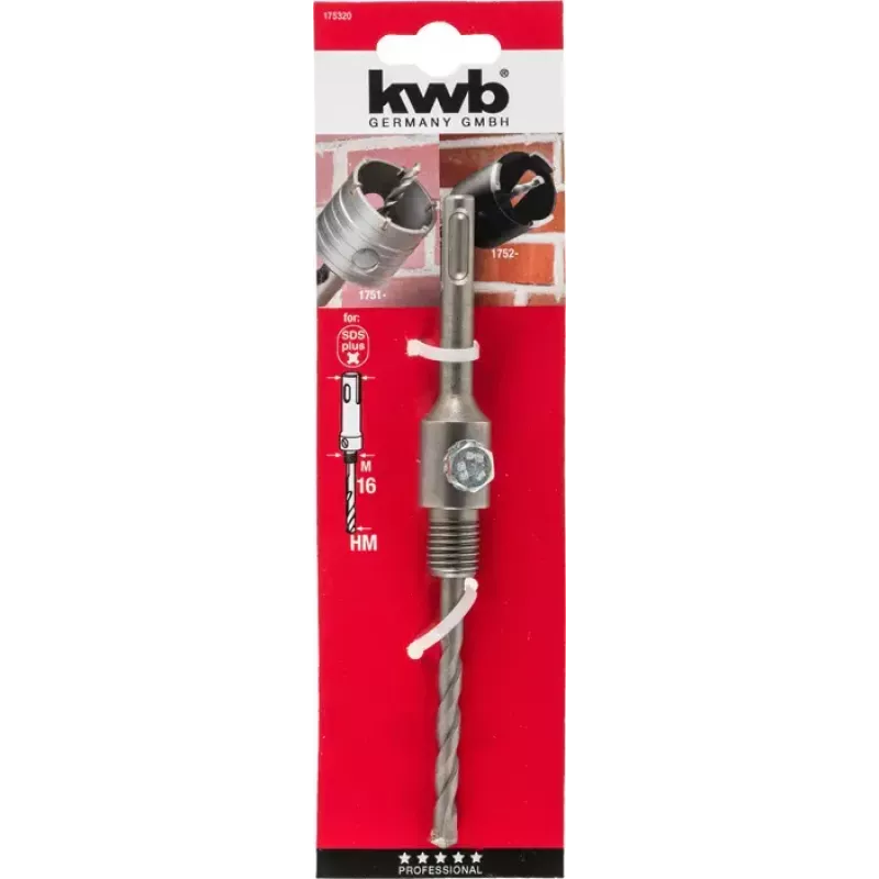 Puurvarda KWB 175320 SDS Plus Silver 1 tk