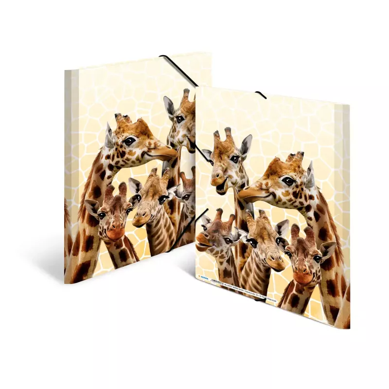 Tavaline mapp HERMA Giraffe friends polüpropüleen (PP) mitmevärviline A4