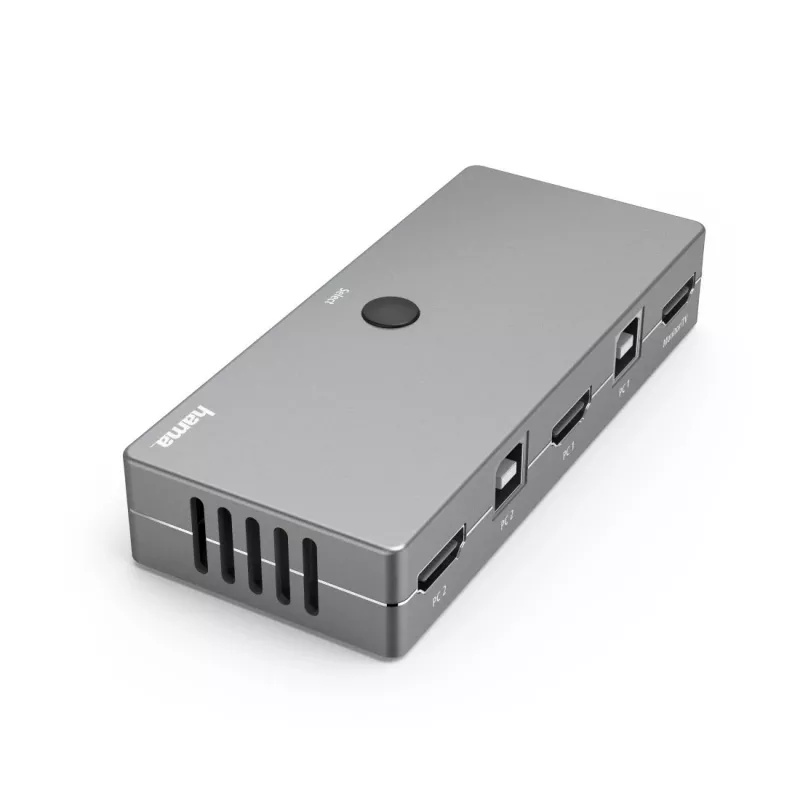 KVM-lüliti Hama 00200135 USB HDMI 4K Ultra HD