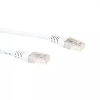 ACT valge 1,0 m LSZH U/UTP CAT6 võrgukaabel RJ45-pistikutega