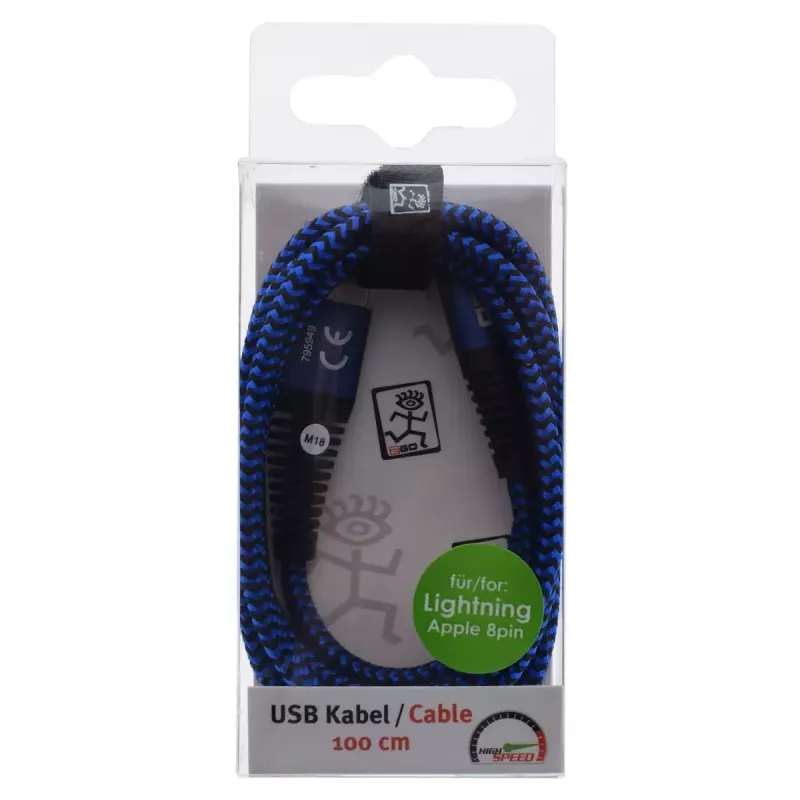Lightning kaabel 2GO 795949 1 m Sinine USB B