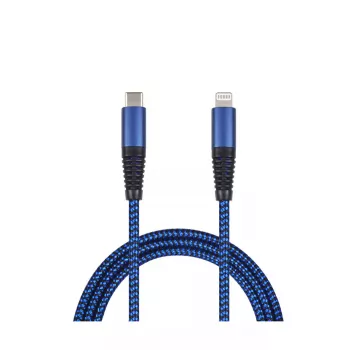 Lightning-kaabel 2GO 797196 1 m Sinine USB C