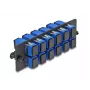 DeLOCK Fiiberoptiline Adapterpaneel SC Simplex UPC 12 Porti Sinine