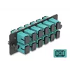 DeLOCK fiiberoptiline adapterpaneel SC Simplex OM4 12 porti akvavärvi