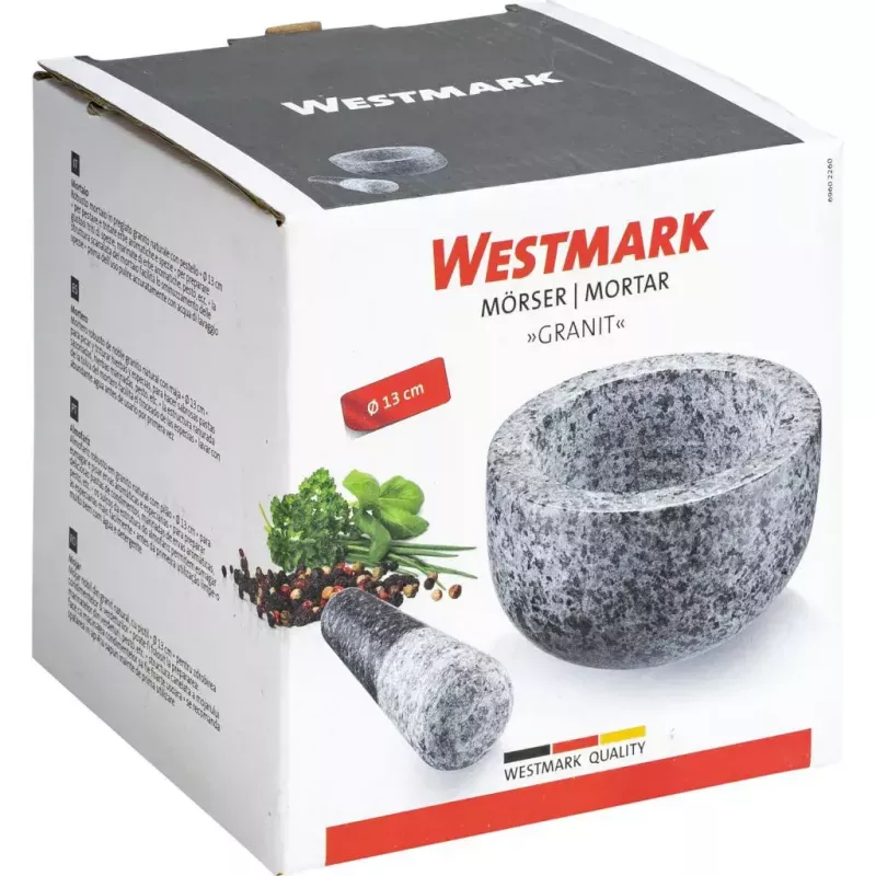 Uhmrinui Westmark Granit hall — graniit, Ø 13 cm, 131×131 mm