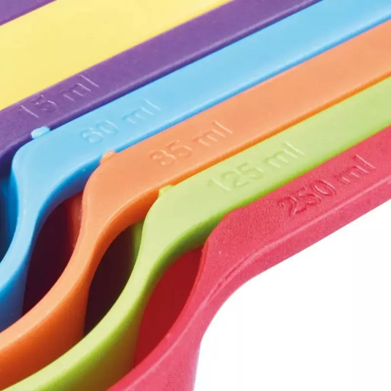 Mõõtelusikad Westmark Matroschka 6 tk polüpropüleenkomplekt, pikkus kuni 170 mm, mitmevärviline