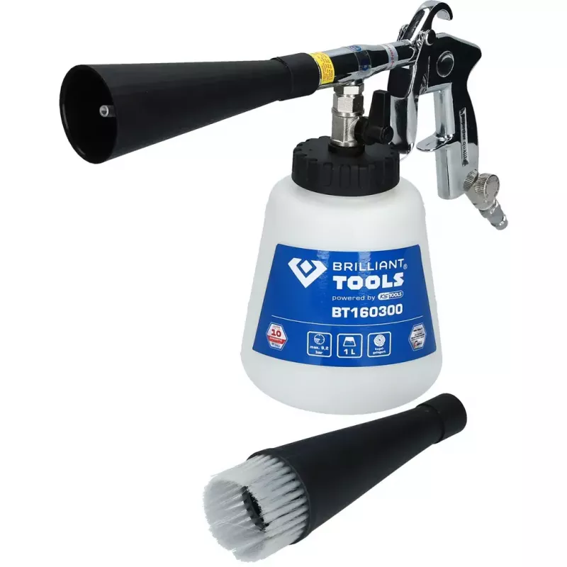 Sõidukipuhastustarvik Brilliant Tools BT160300 1000 ml Must Sinine Valge