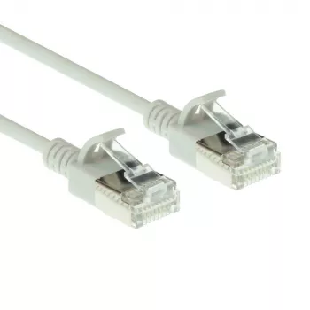 ACT hall 7 m LSZH U/FTP CAT6A andmekeskuse õhuke paigalduskaabel RJ45-pistikutega, takistuseta