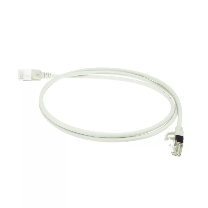 ACT hall 7 m LSZH U/FTP CAT6A andmekeskuse õhuke paigalduskaabel RJ45-pistikutega, takistuseta