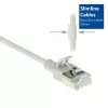 ACT hall 7 m LSZH U/FTP CAT6A andmekeskuse õhuke paigalduskaabel RJ45-pistikutega, takistuseta