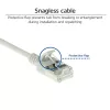 ACT hall 7 m LSZH U/FTP CAT6A andmekeskuse õhuke paigalduskaabel RJ45-pistikutega, takistuseta