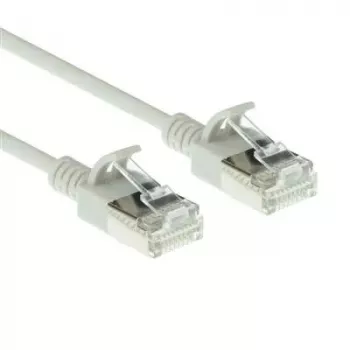 ACT hall 10 m LSZH U/FTP CAT6A andmekeskuse slimline ühenduskaabel snagless RJ45-pistikutega