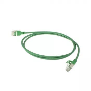 ACT roheline 7 m LSZH U/FTP CAT6A andmekeskuse õhuke ühenduskaabel takistuseta RJ45-pistikutega