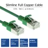 ACT roheline 7 m LSZH U/FTP CAT6A andmekeskuse õhuke ühenduskaabel takistuseta RJ45-pistikutega