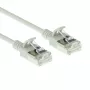ACT hall 0,15 m LSZH U/FTP CAT6A andmekeskuse õhuke ribakaabel RJ45-pistikutega
