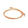 ACT oranž 1,5 m LSZH U/FTP CAT6A andmekeskuse õhuke ühenduskaabel tõmbevabade RJ45-pistikutega