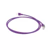 ACT lilla 10-meetrine LSZH U/FTP CAT6A andmekeskuse õhuke patch-kaabel RJ45-pistikutega