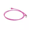 ACT roosa 2 meetrit LSZH U/FTP CAT6A andmekeskuste õhuke ühenduskaabel RJ45 pistikutega