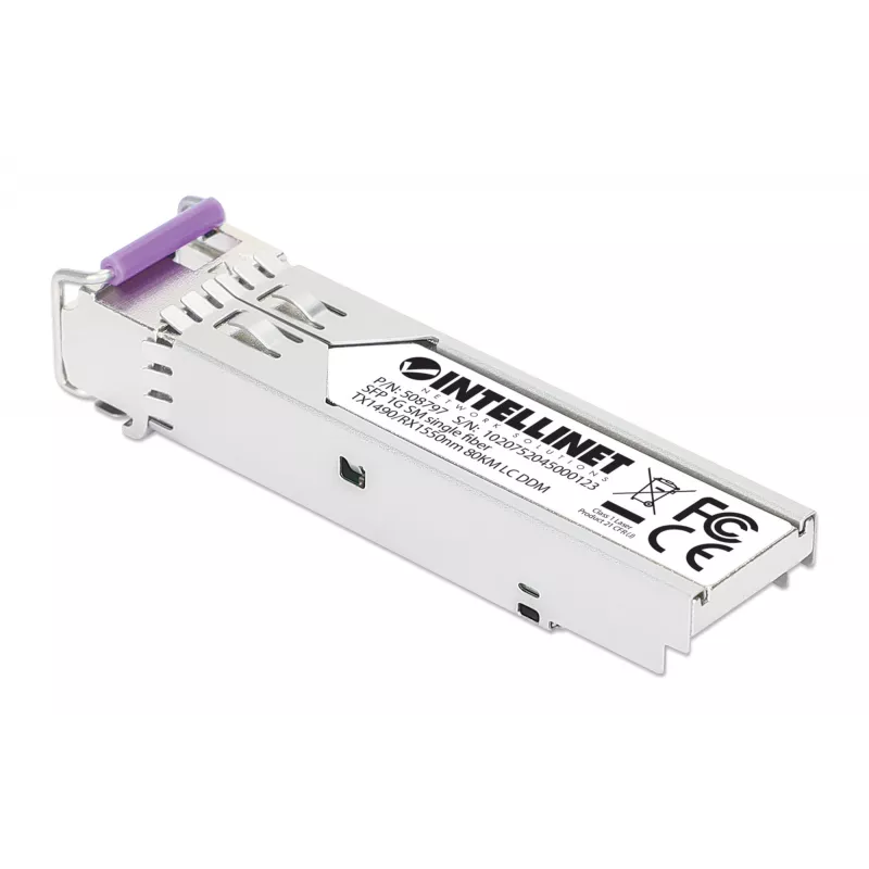 Intellinet Gigabit Fiber WDM Bi-Directional SFP Optical 508797